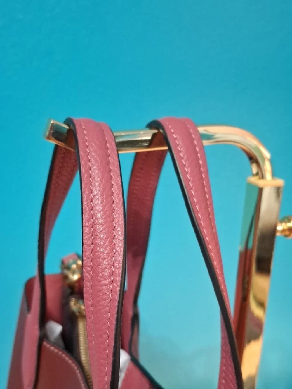 Coach Willow Leather Tote in Wine/berry with Gold Hardware Includes Dust Bag